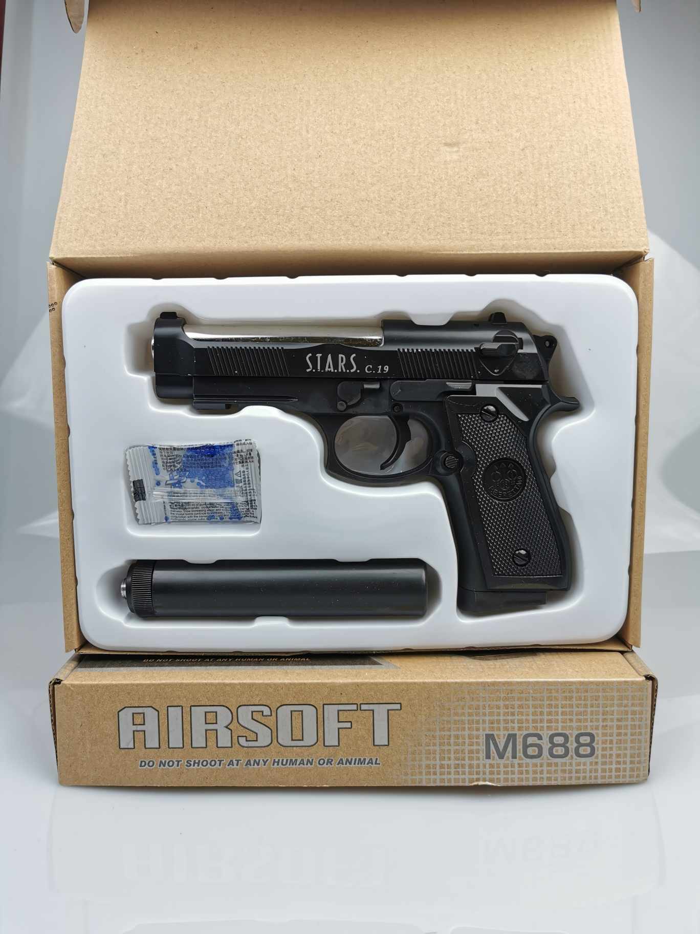 Airsoft metalinis pistoletas BERETTA C19 (3)