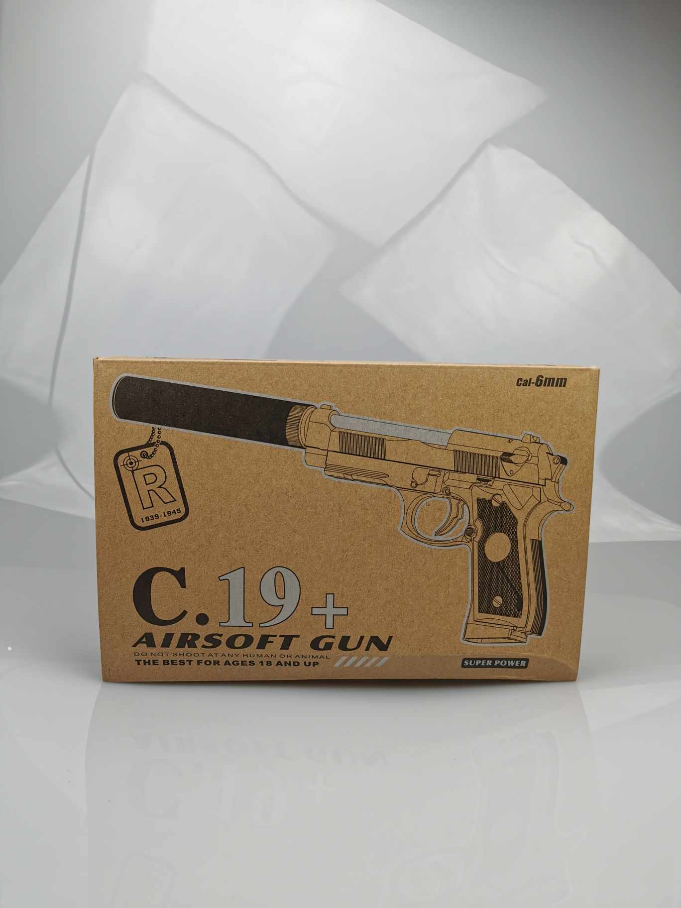 Airsoft metalinis pistoletas BERETTA C19 (5)