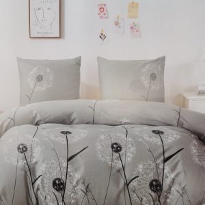 Dvigulės patalynės komplektas Pienė 200x220 medvilnė