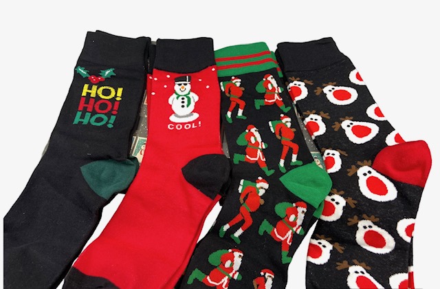 Kalėdinis kojinių rinkinys