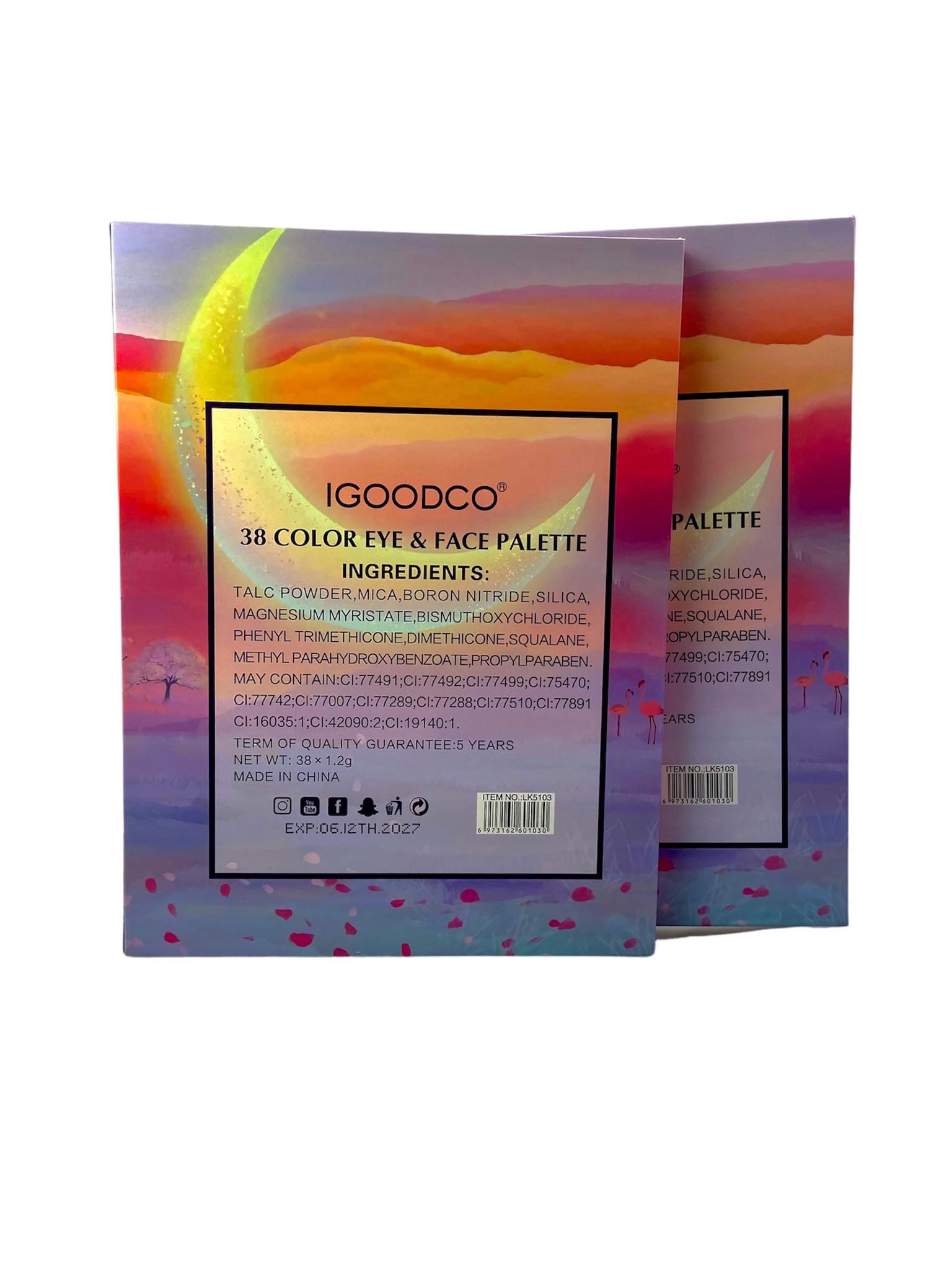 Kosmetikos rinkinys akims ir veidui 38 spalvos (4)