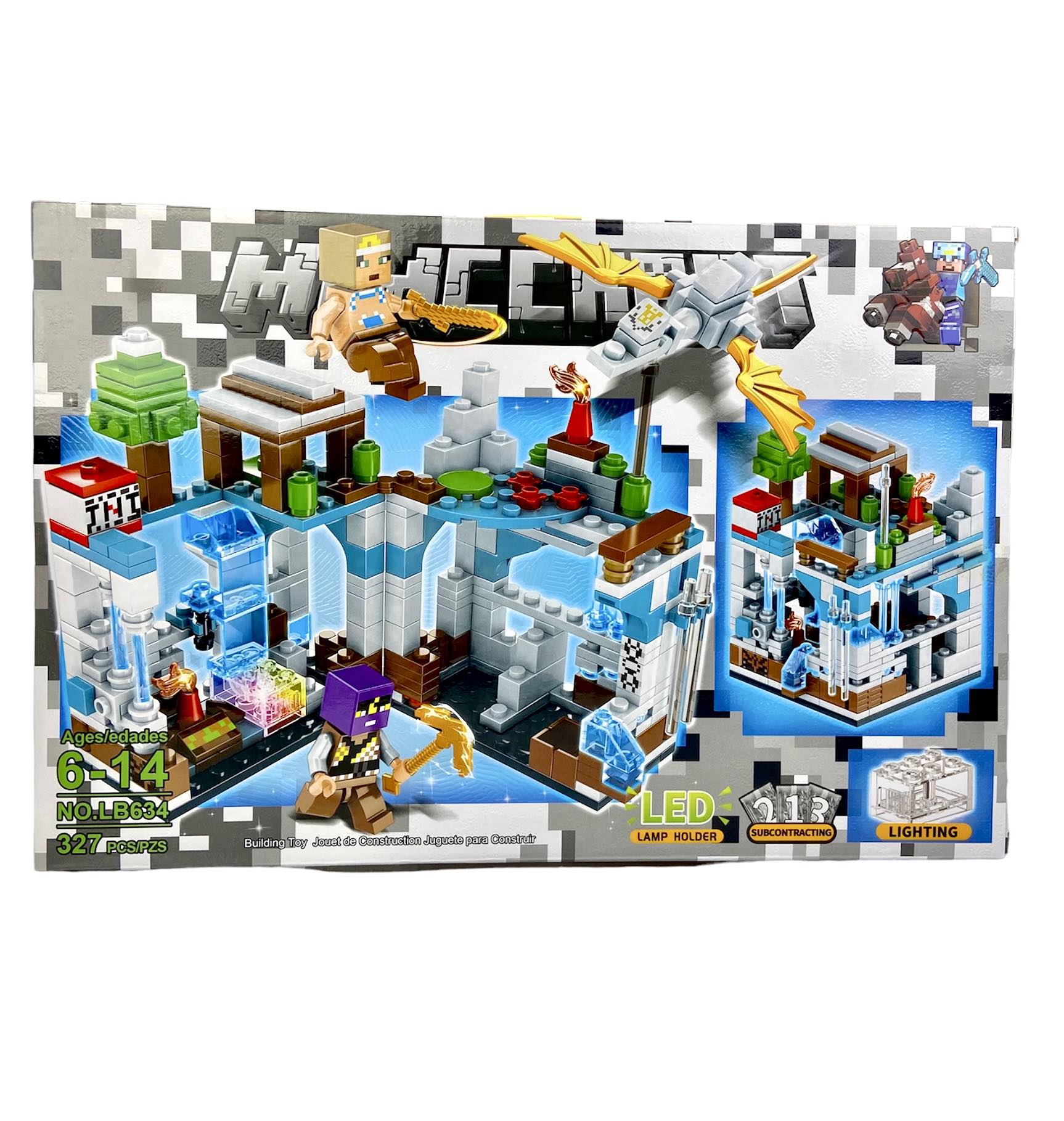 LEGO MINECRAFT LED (327 detalės) (1)