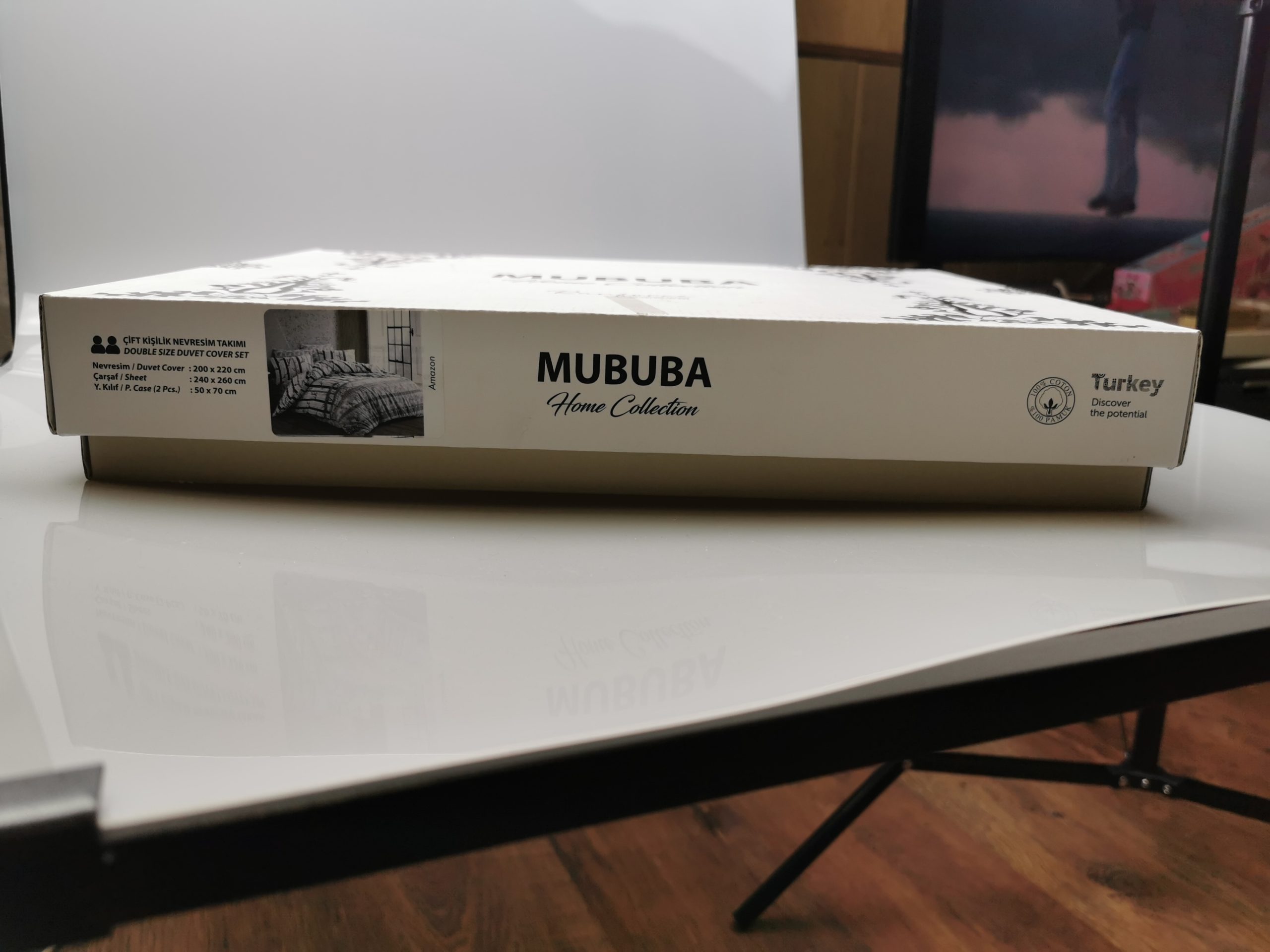 Prabangus turkiškos medvilnės dvigulės patalynės komplektas Ruduo 200x220 (4 dalys) (9)