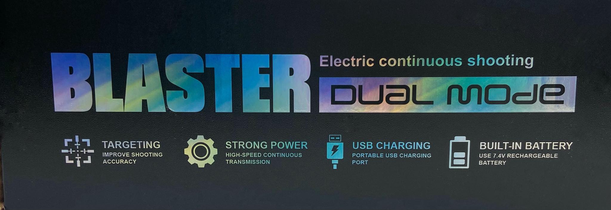 Šautuvas Blaster su gelio kulkomis (2)