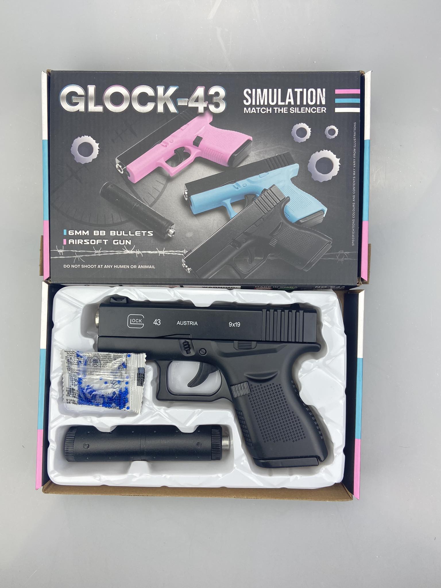 Šautuvas metalinis GLOCK –43 (4)